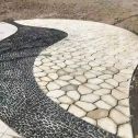 河池 黄金麻冰裂缝室外铺装效果完美展示