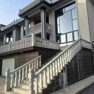 河池 芝麻白别墅阳台栏杆，楼梯栏杆