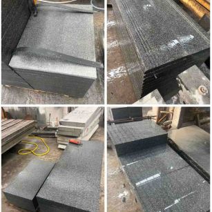 河池 芝麻黑地铺石材