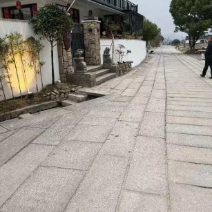 河池仿古石铺装效果