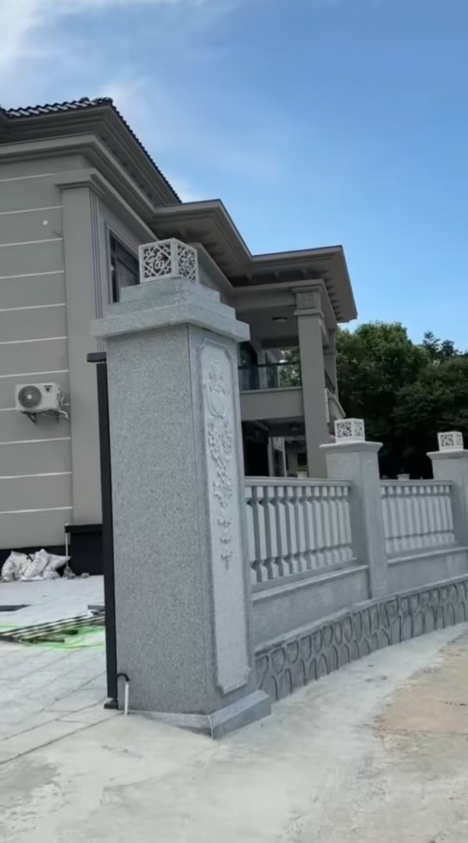河池 芝麻白别墅围墙栏杆，私人订制