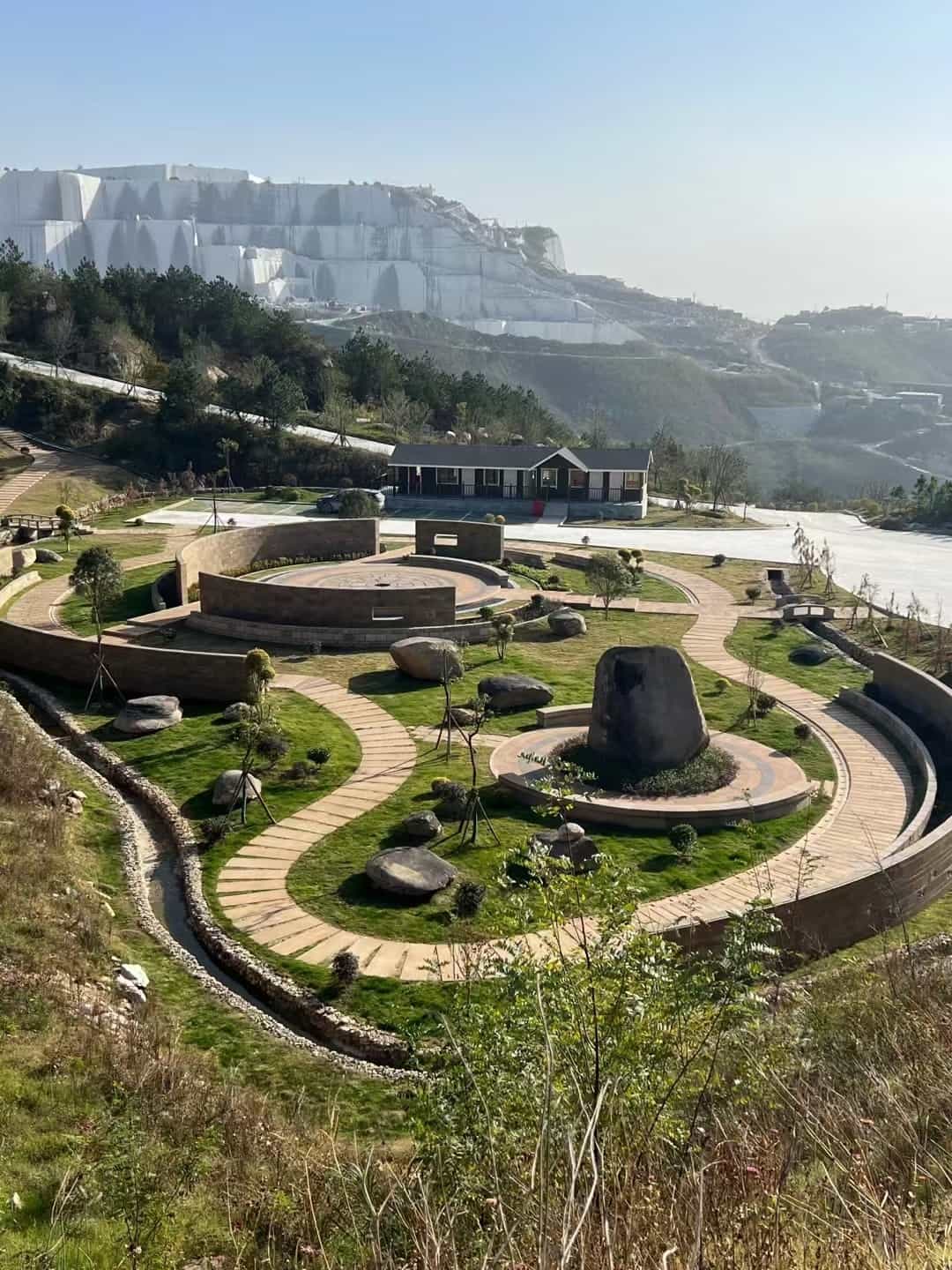 河池仿古石铺装整体效果