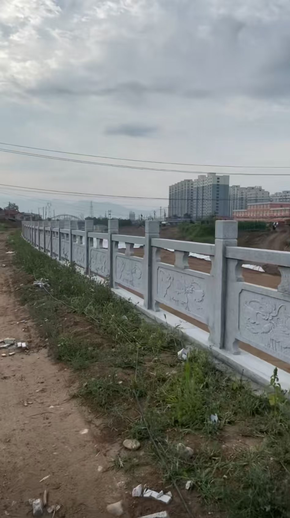 河池 石材河道栏杆