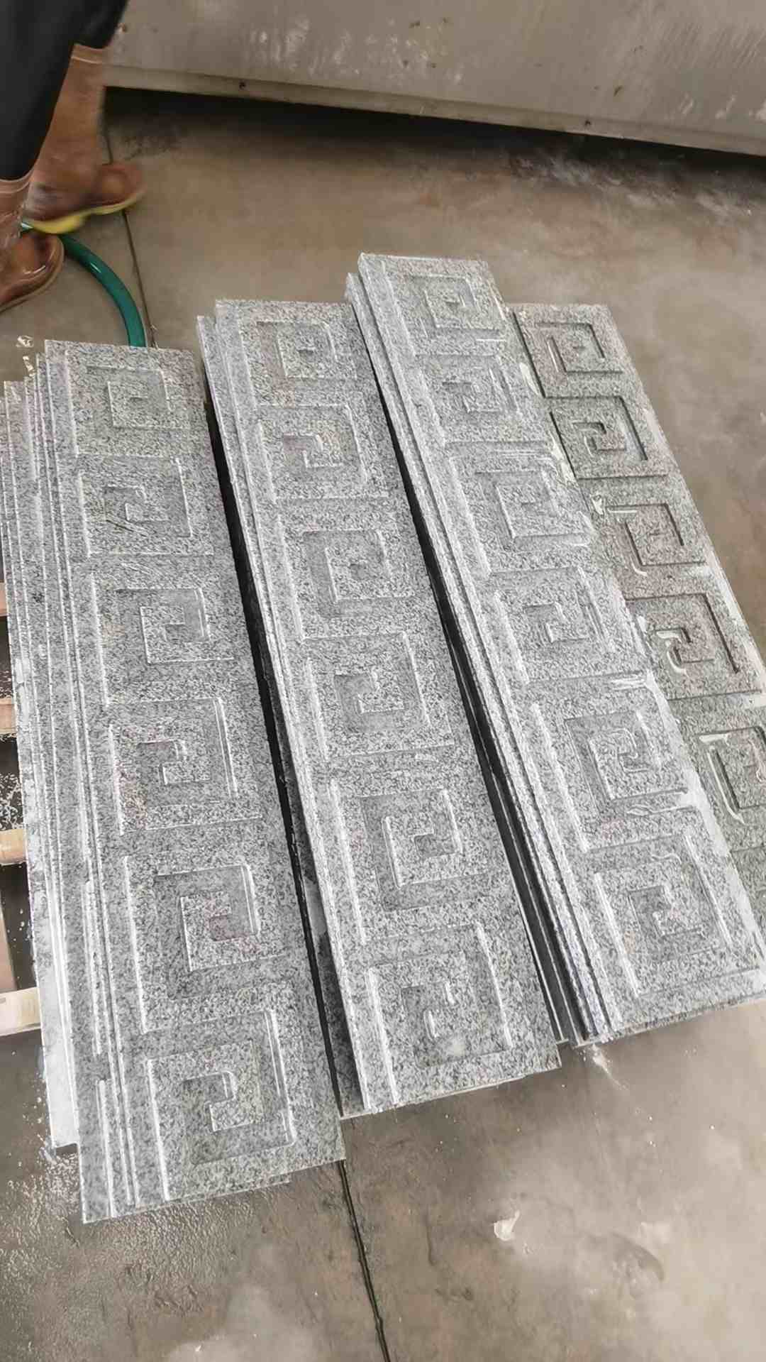 河池 别墅回纹线条，雕刻