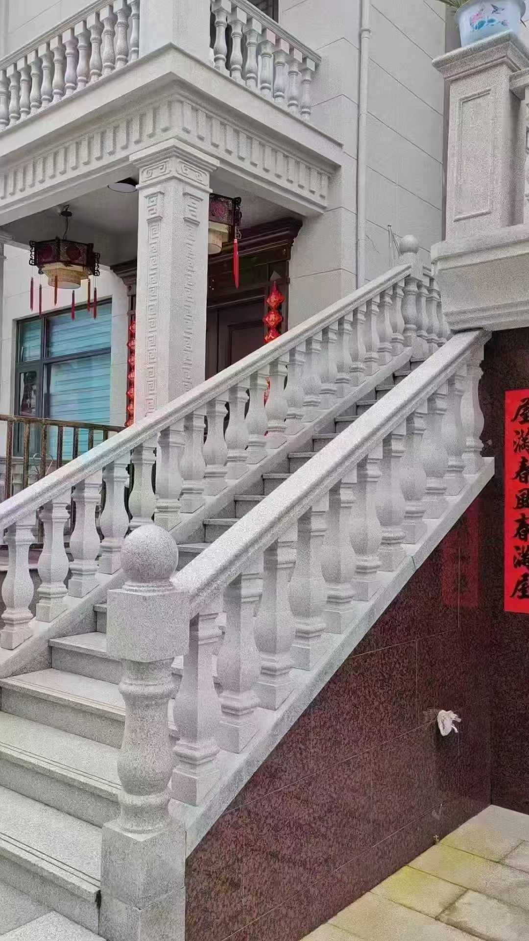河池 天然石材 阳台庭院护栏、栏杆