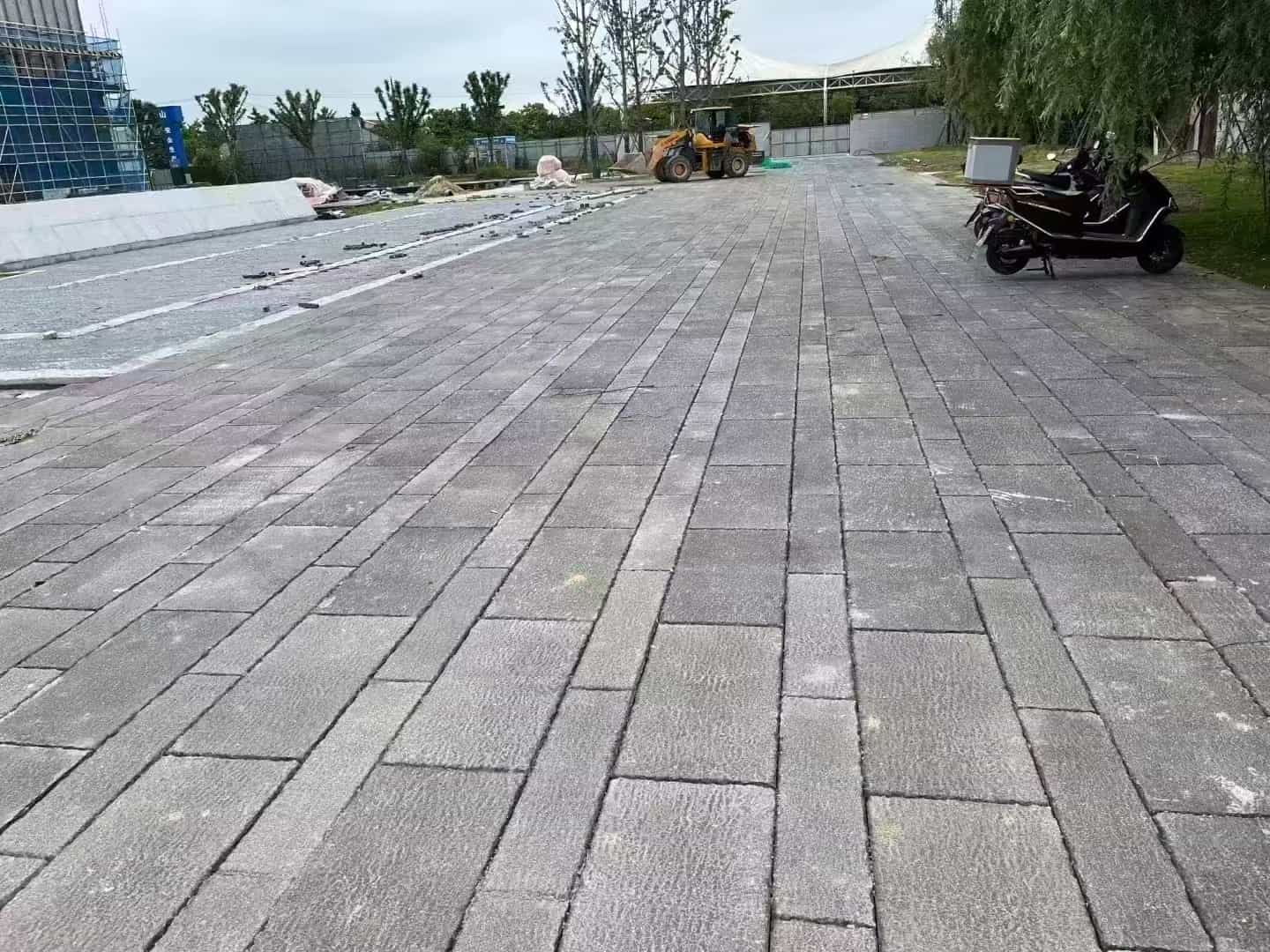 河池仿古石铺装效果