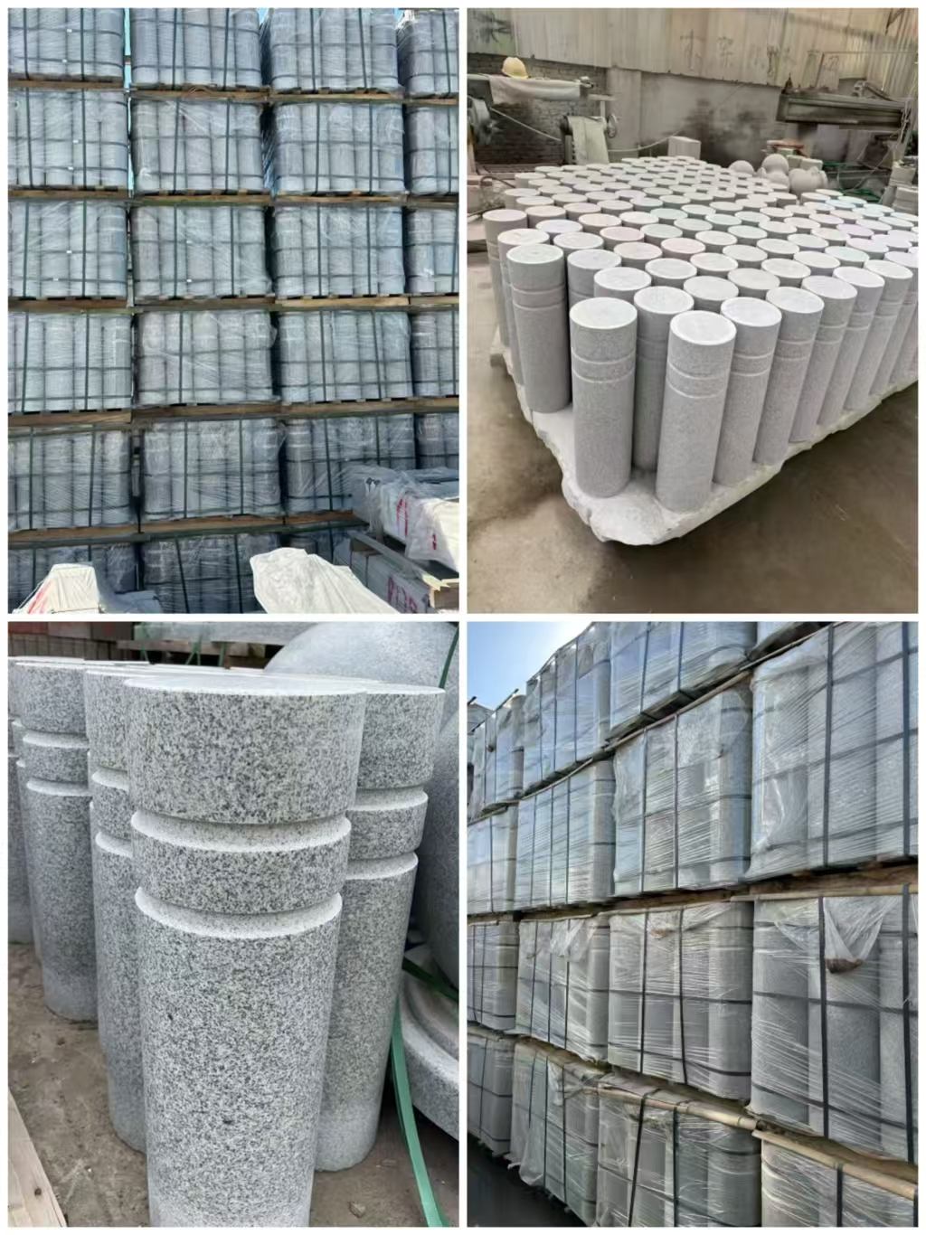 河池 芝麻白花岗岩挡车柱、隔离柱多少钱