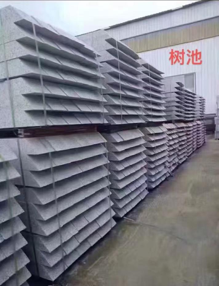河池 芝麻灰切头树池