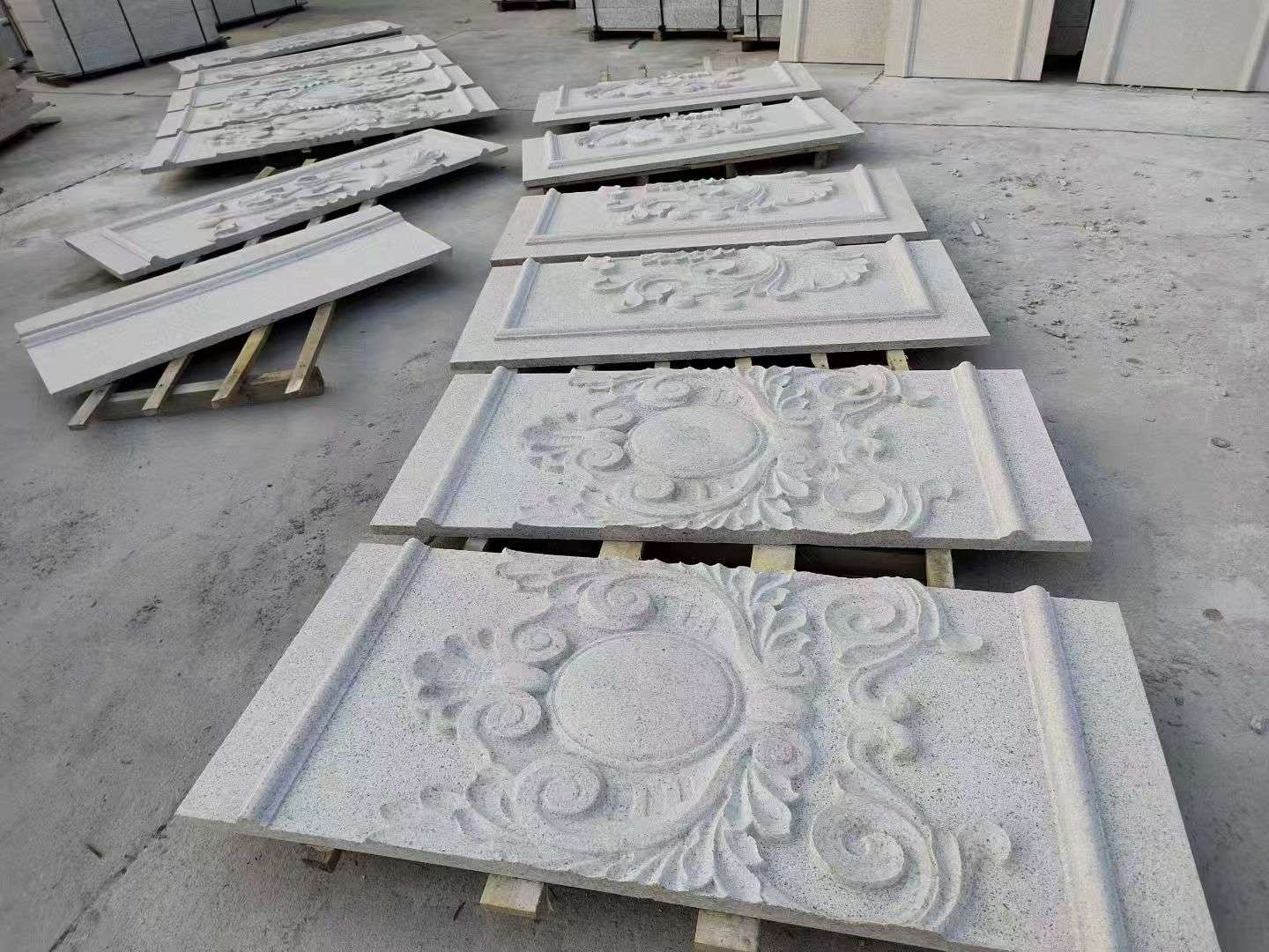 河池 芝麻白干挂雕花板